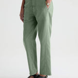 AG Jeans Analeigh in Sulfur Faded Moss - styled look