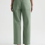 AG Jeans Analeigh in Sulfur Faded Moss - close up