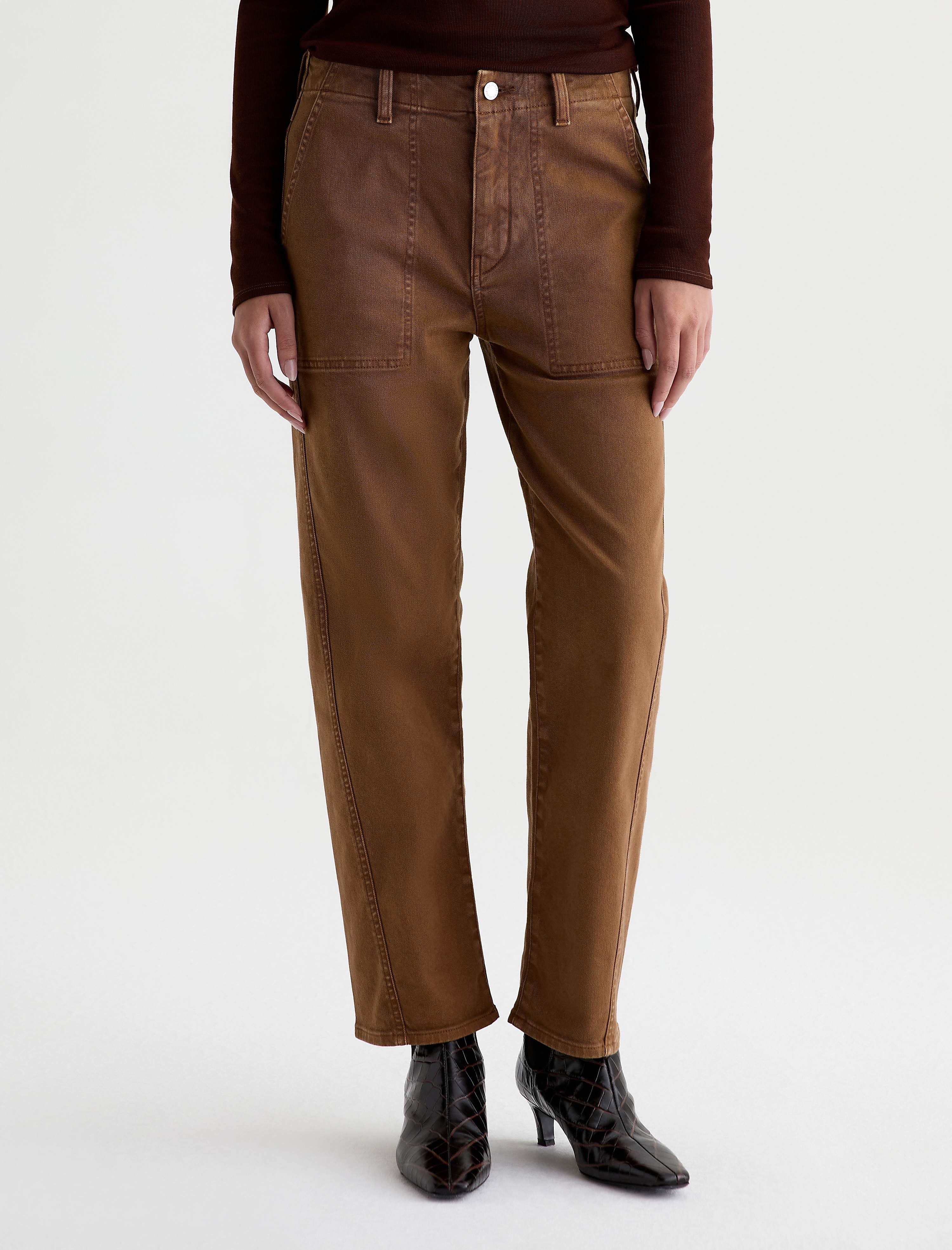 AG Jeans Analeigh in Sulfur Bronze Beat - detail view