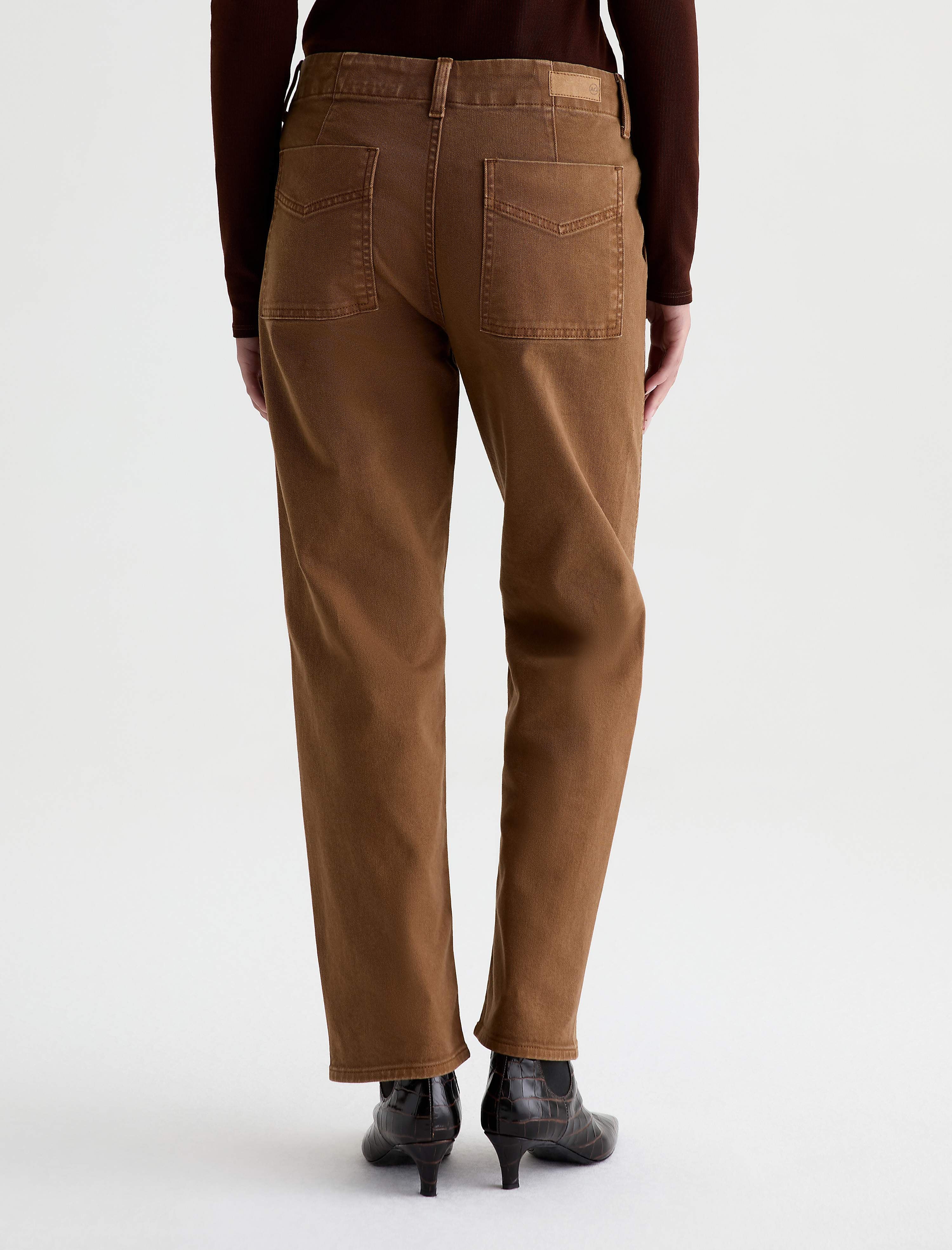 AG Jeans Analeigh in Sulfur Bronze Beat - close up