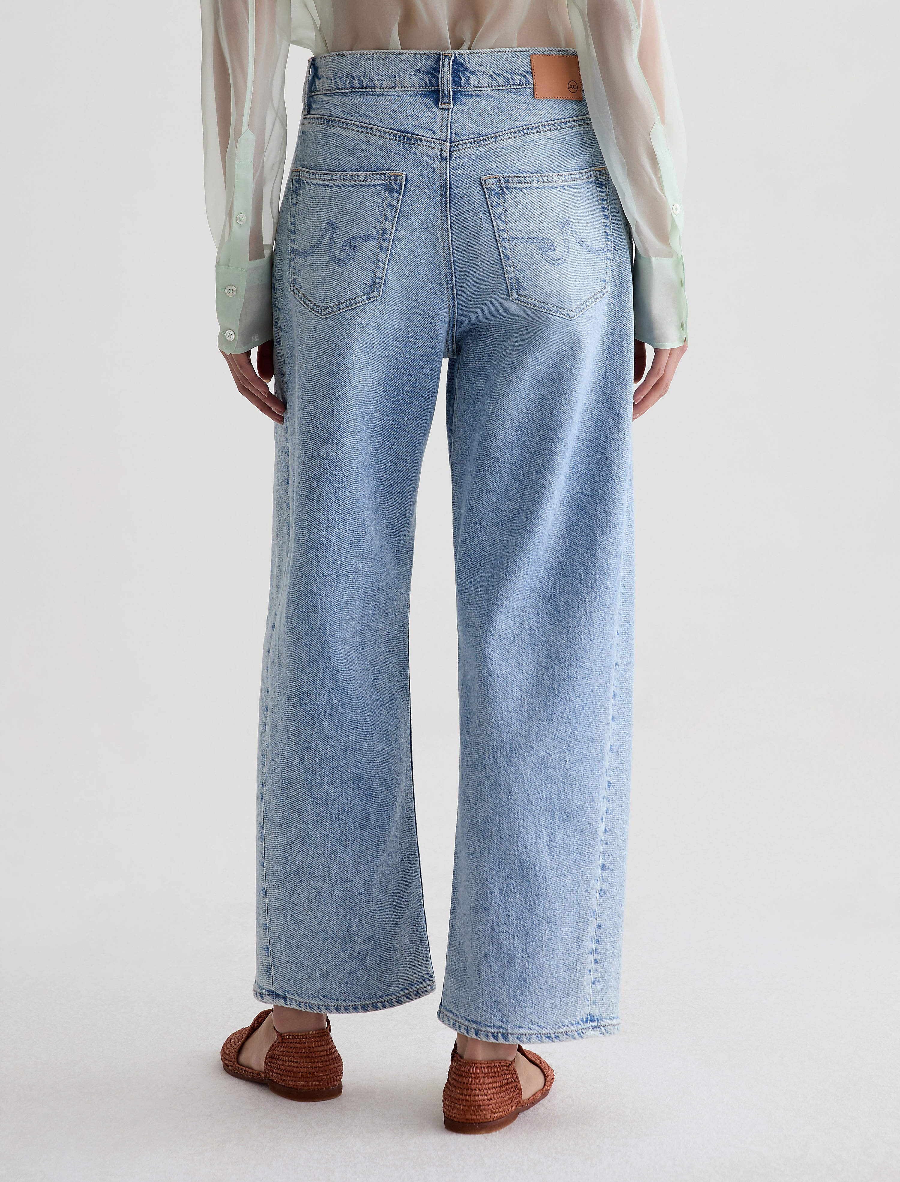 AG Jeans Hattie in Gold Country - close up
