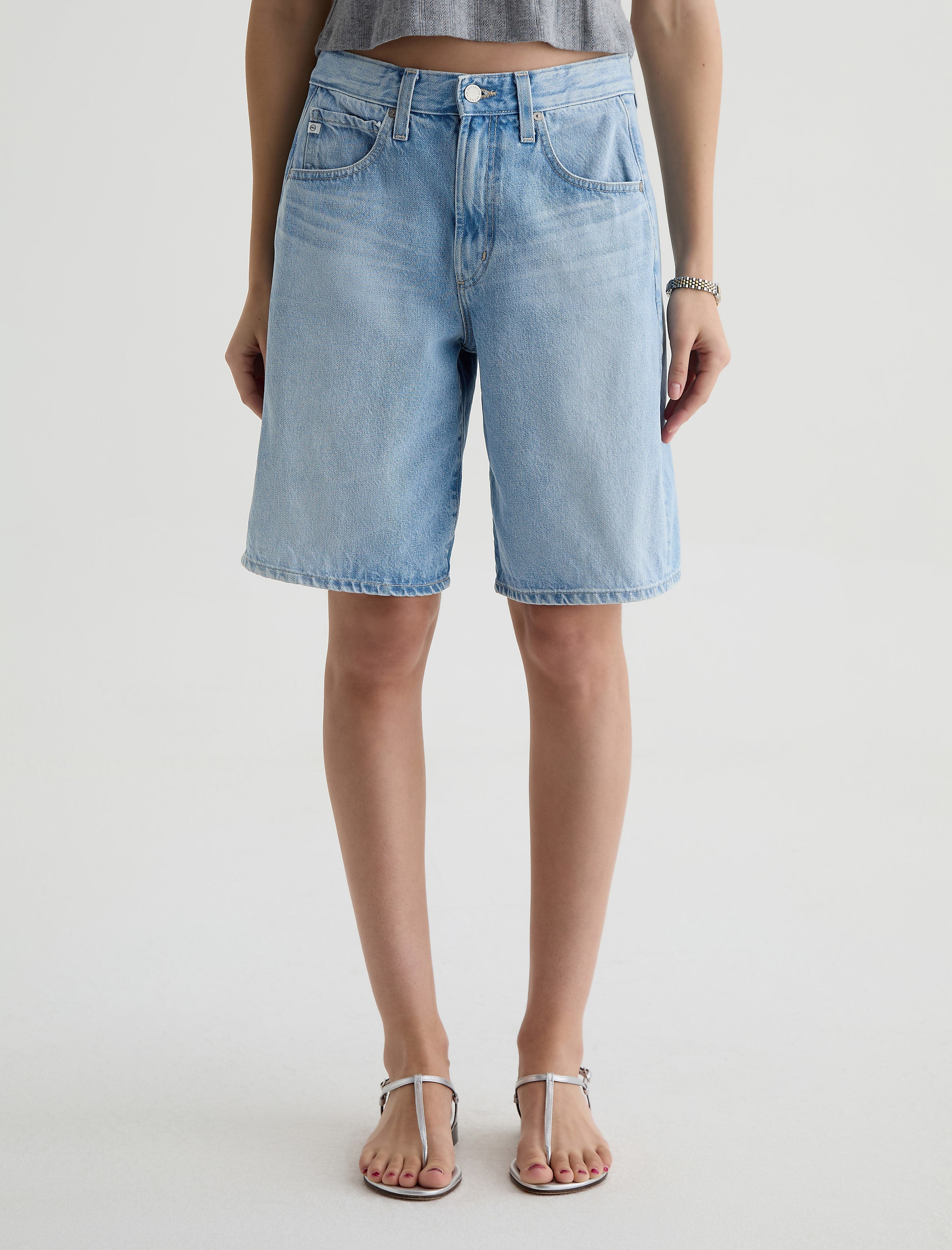 AG Jeans Hattie Short in Mondrian - detail view