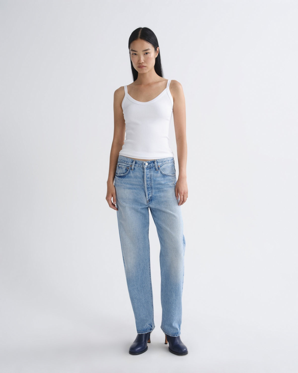 Agolde 90's Jean Mid Rise Loose in Stream
