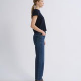 Agolde Adine Shrunken Tee in Storm - styled look