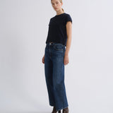 Agolde Adine Shrunken Tee in Storm - outfit inspiration