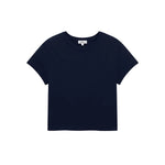Agolde Adine Shrunken Tee in Storm