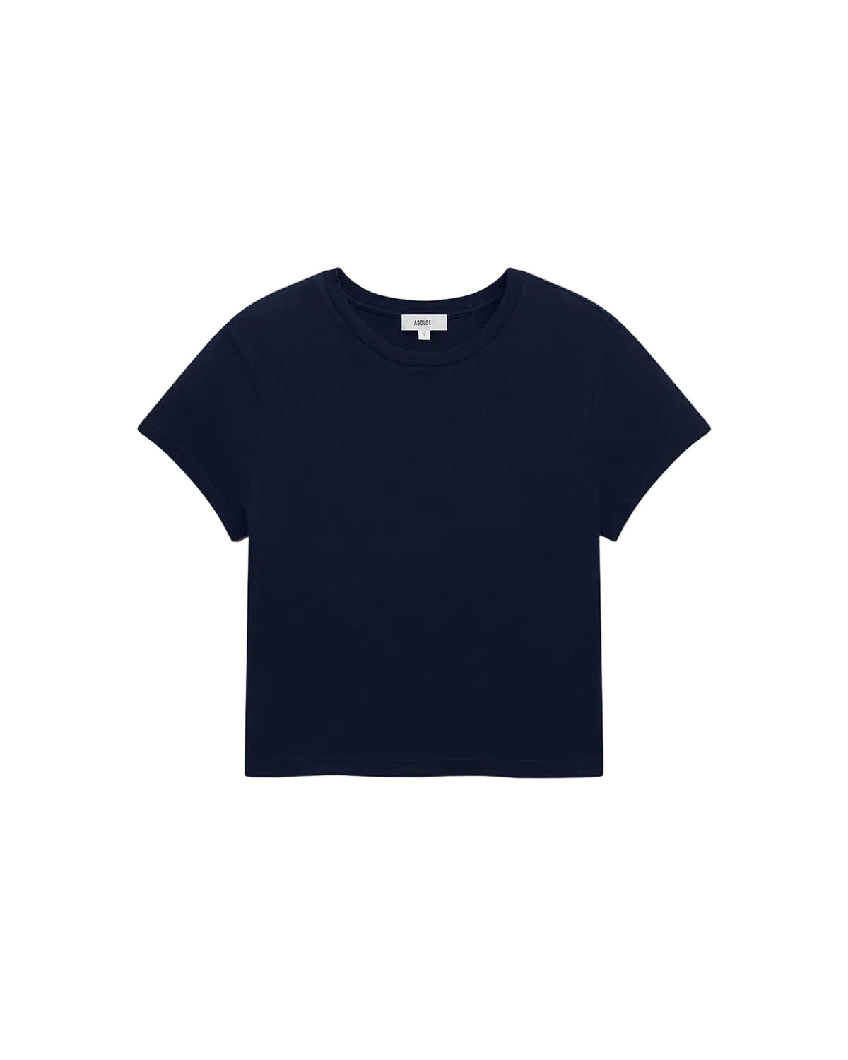 Agolde Adine Shrunken Tee in Storm