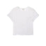 Agolde Adine Shrunken Tee in White