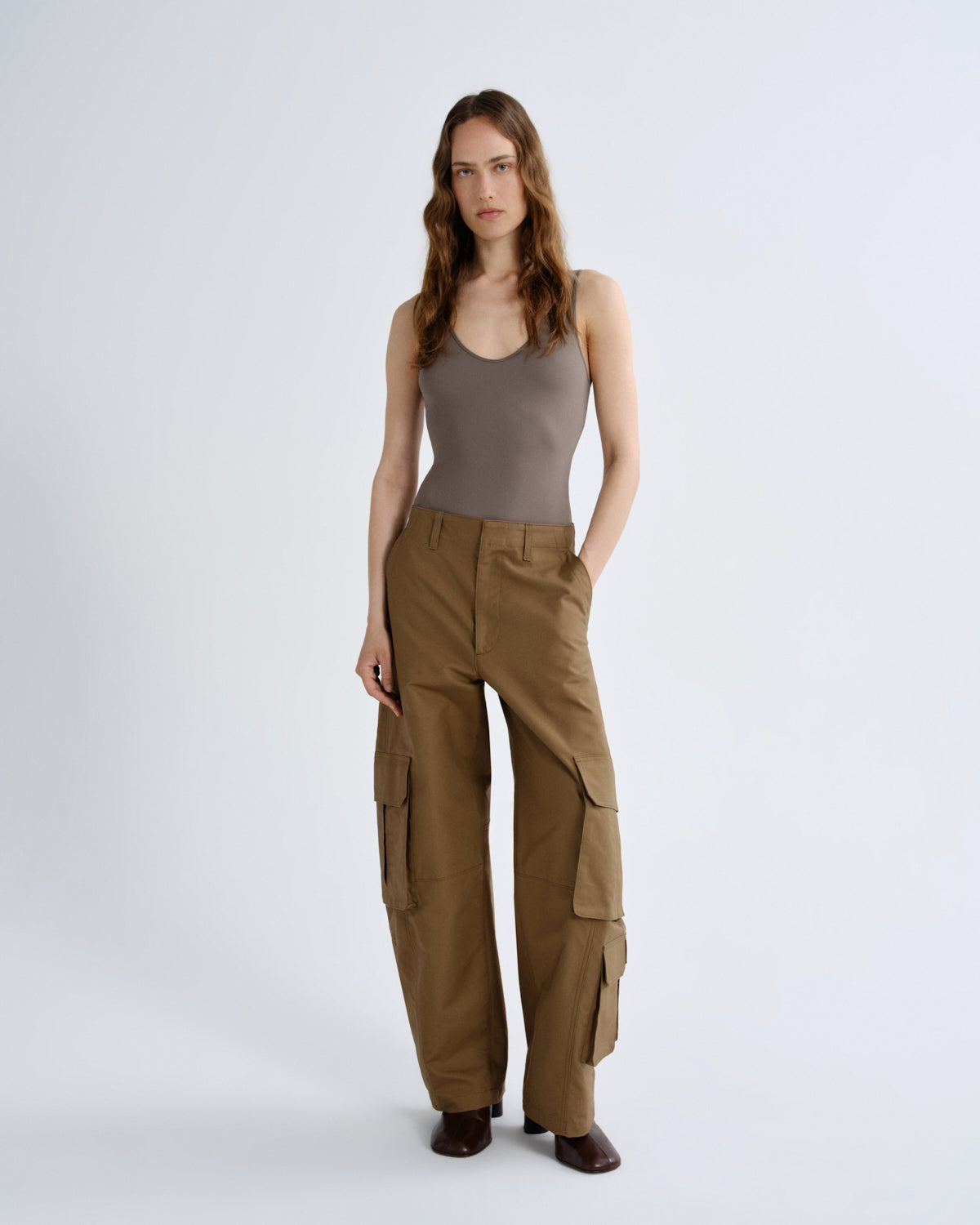 Agolde Ambika Utility Pant in Toffee