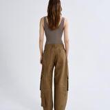 Agolde Ambika Utility Pant in Toffee