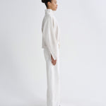 Agolde Arc Jean Loose Wide 32 in Chalk White - styled look