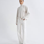 Agolde Arc Jean Loose Wide 32 in Chalk White - outfit inspiration