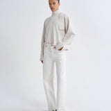 Agolde Arc Jean Loose Wide 32 in Chalk White - outfit inspiration
