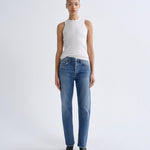 Agolde Lana HR Vintage Straight Stretch in Waive