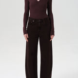 Agolde Low Curve in Sloe Berry