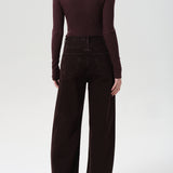 Agolde Low Curve in Sloe Berry