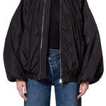 Agolde Raffi Bomber Jacket in Black