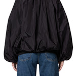 Agolde Raffi Bomber Jacket in Black - outfit inspiration