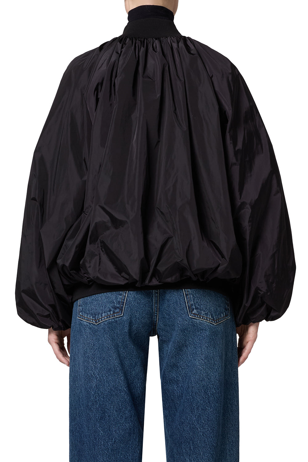 Agolde Raffi Bomber Jacket in Black - outfit inspiration