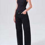 Agolde Tora Bodysuit in Black