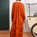 Alemais Boathouse Shirtdress in Orange - styled look