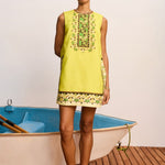 Alemais Bridgette Mini Dress in Citrus - side view