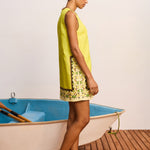 Alemais Bridgette Mini Dress in Citrus - detail view
