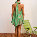 Alemais Fish Sticks Mini Dress in Green - styled look