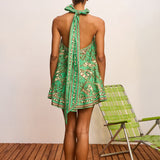 Alemais Fish Sticks Mini Dress in Green - styled look