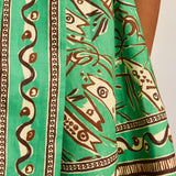 Alemais Fish Sticks Mini Dress in Green - outfit inspiration