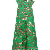 Alemais Fish Sticks Mini Dress in Green