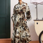 Alemais Otis Shirtdress in Chocolate - side view