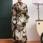 Alemais Otis Shirtdress in Chocolate - styled look