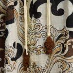 Alemais Otis Shirtdress in Chocolate - close up