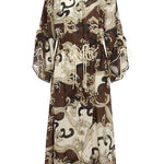 Alemais Otis Shirtdress in Chocolate