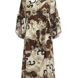 Alemais Otis Shirtdress in Chocolate