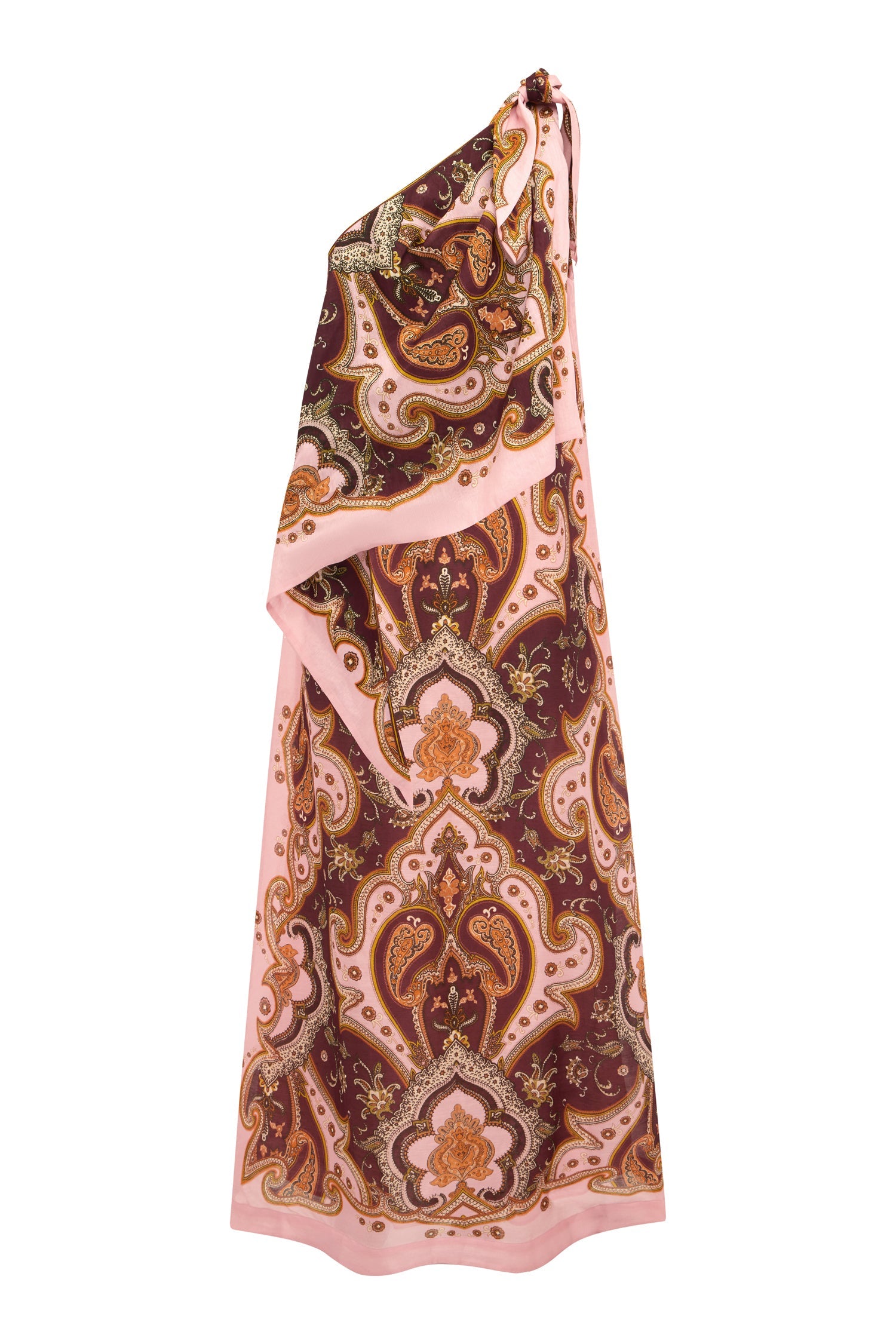 Alemais Porter Midi Dress in Burgundy