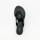 Alias Mae Jilly Flat in Black Oily Crinkle