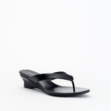Alias Mae Jilly Flat in Black Oily Crinkle