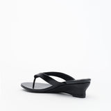 Alias Mae Jilly Flat in Black Oily Crinkle