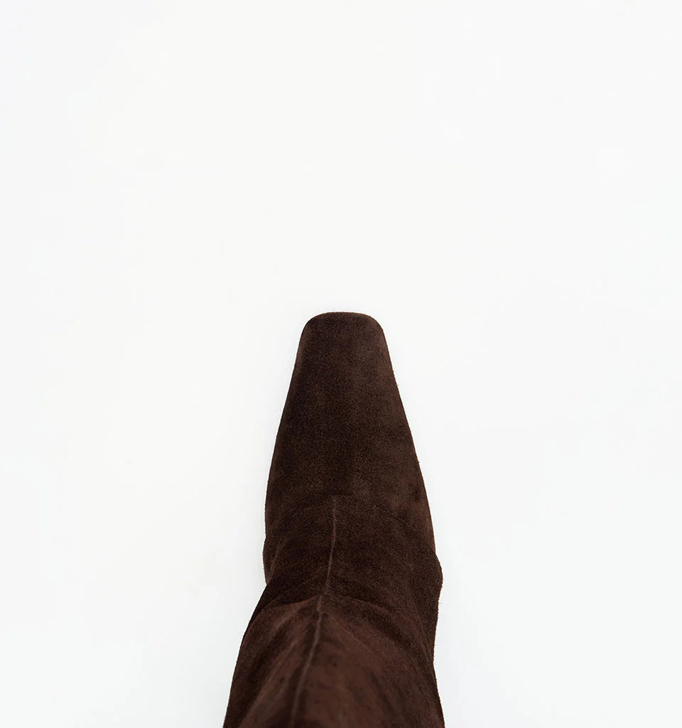 Alias Mae Nola Boot in Chocolate Suede