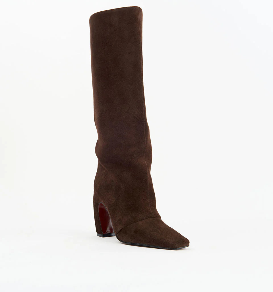 Alias Mae Nola Boot in Chocolate Suede