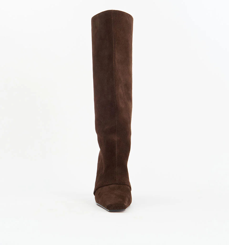 Alias Mae Nola Boot in Chocolate Suede