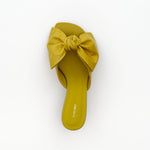 Alias Mae Sybil Heel in Citrus Oily Crinkle Leather - side view