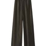 Almada Bias Satin Pant in Chocolate