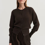 Almada Coco Cardigan in Chocolate
