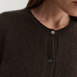 Almada Coco Cardigan in Chocolate