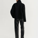 Almada Cadie Coat in Black - side view