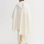 Almada Colette Double Cape in Cream - close up