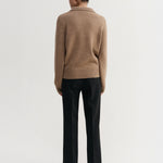 Almada Gine Sweater in Hazel - detail view